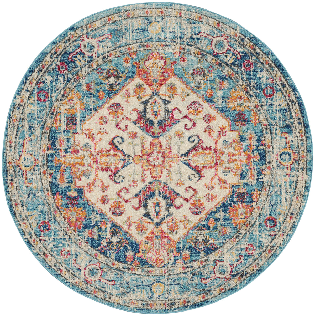Passion PSN23 Ivory Light Blue Rug