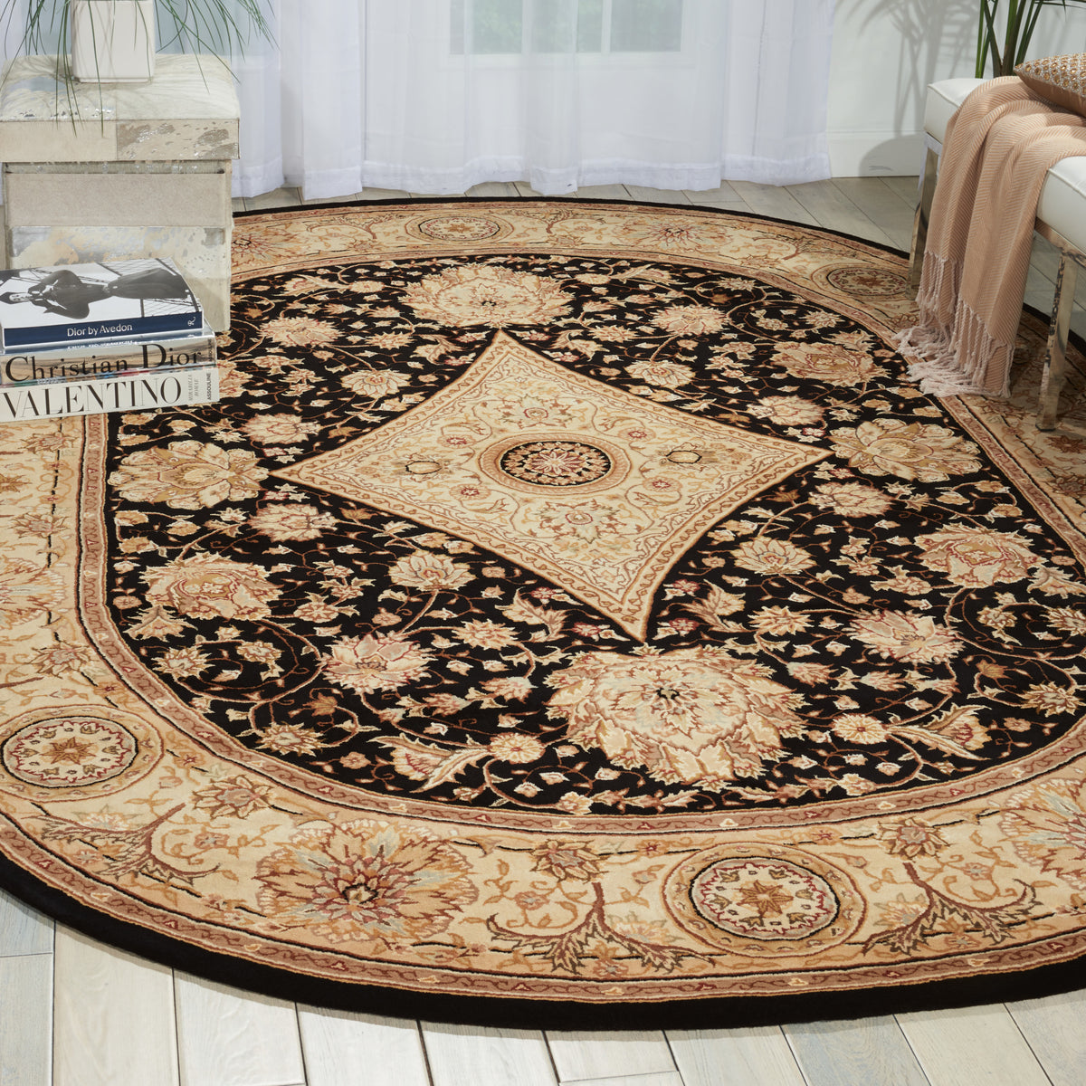 Nourison 2000 2239 Black Rug