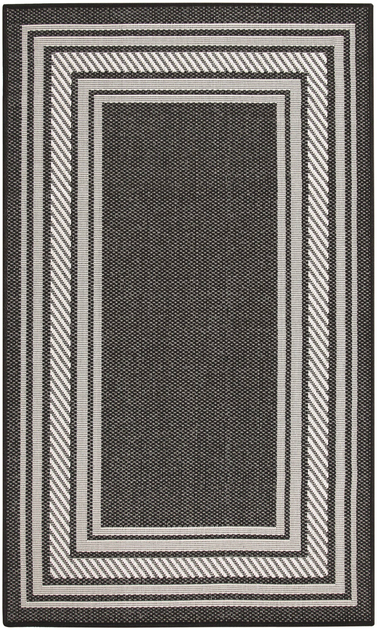 Horizon Indoor/Outdoor HOZ03 Black Rug