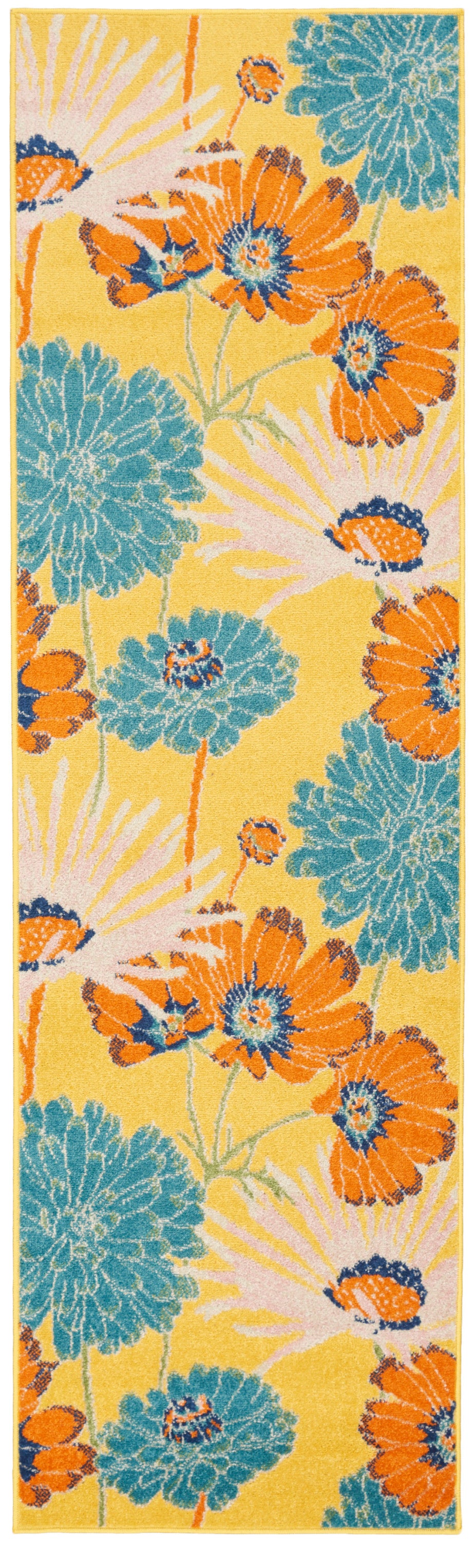 Allur ALR06 Yellow Multicolor Rug