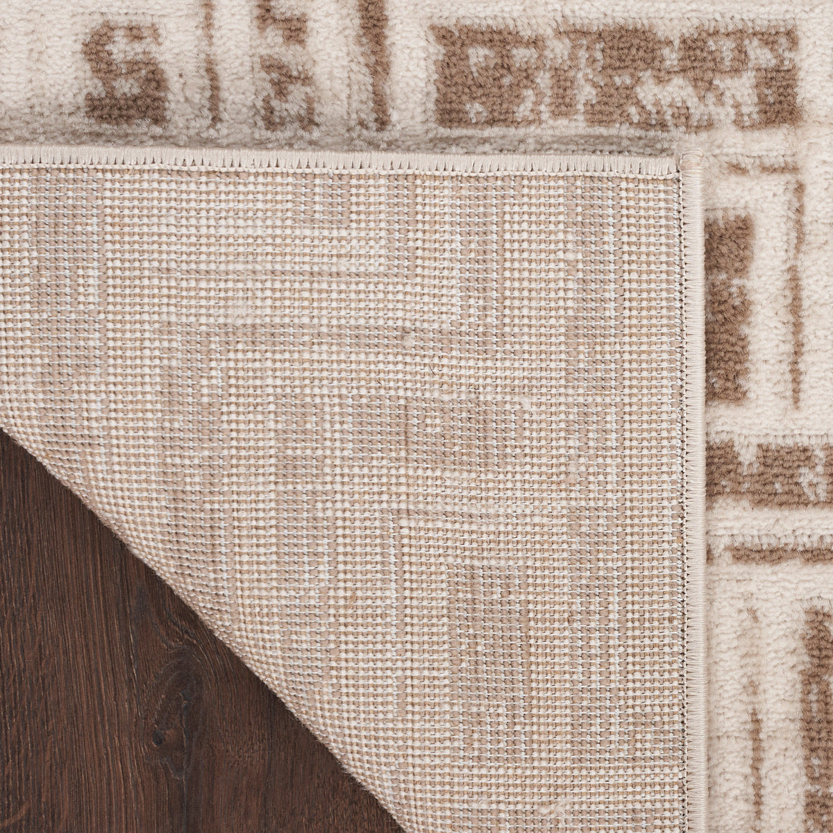 Serenity Home SRH04 Mocha Ivory Rug