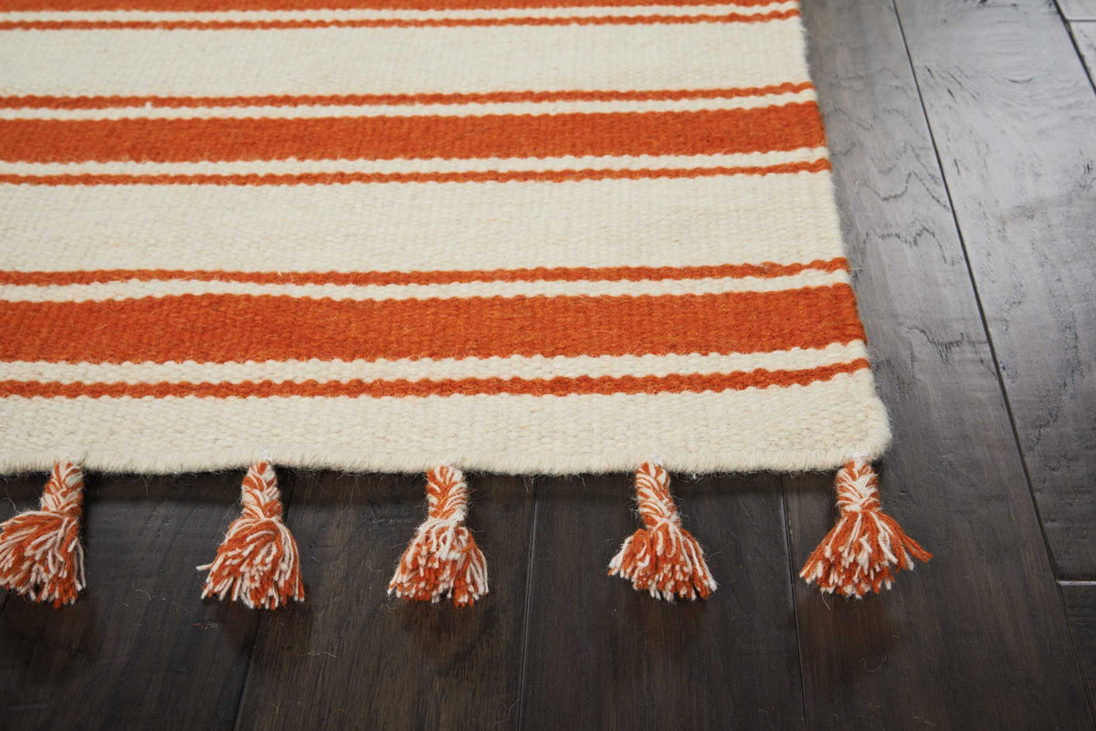 Rio Vista DST01 Ivory/Orange Rug