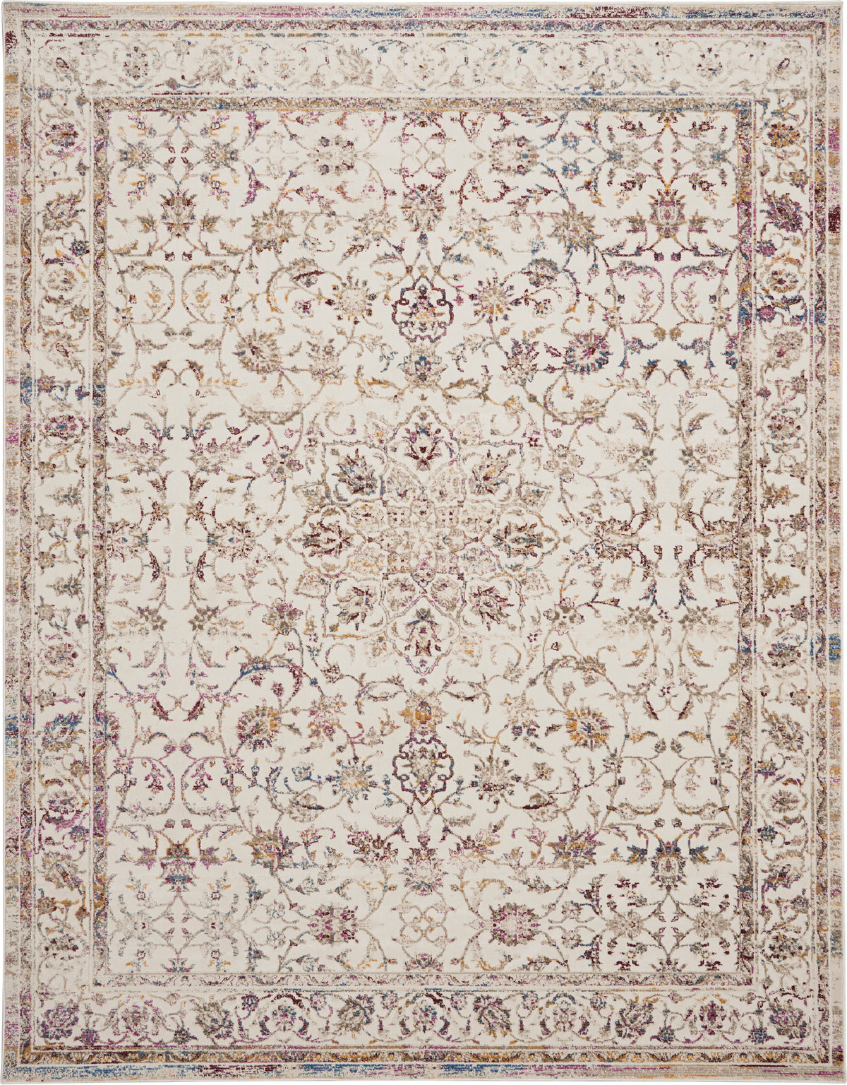 Melody MEL02 Ivory Multicolor Rug