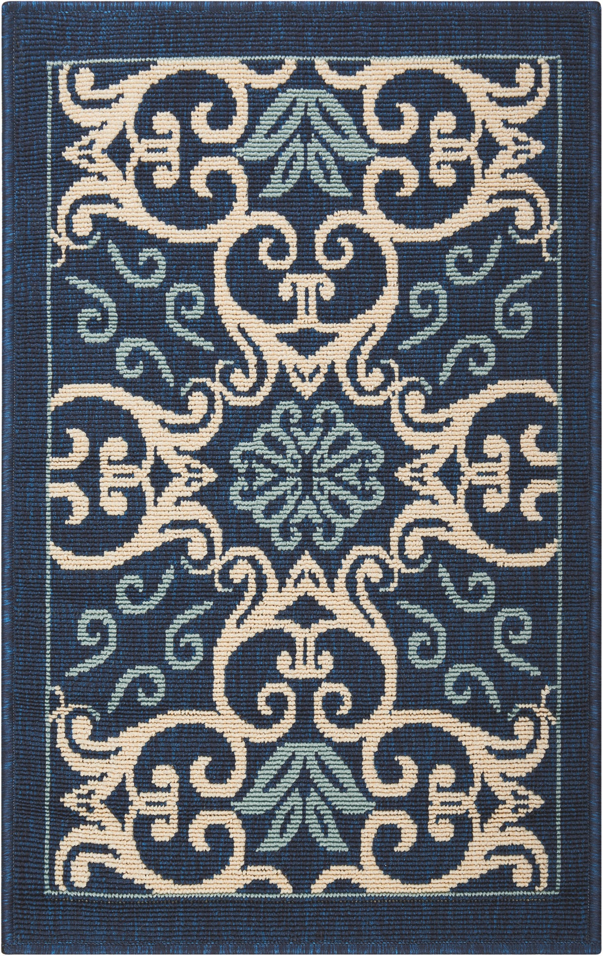 Caribbean CRB02 Navy Rug
