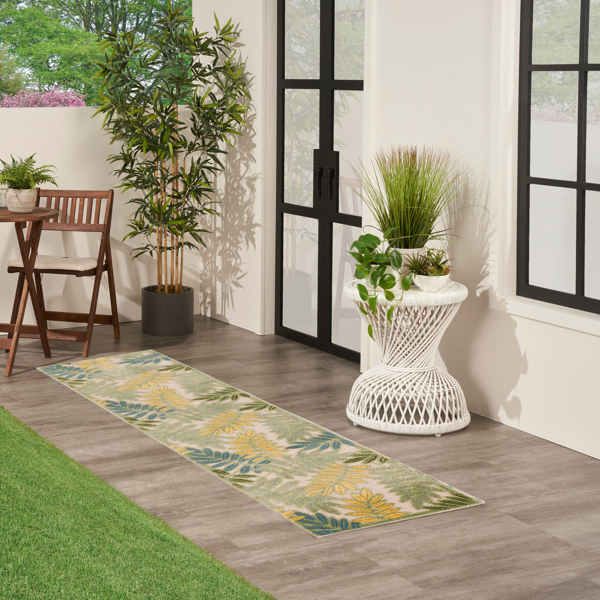 Aloha ALH18 Green Multicolor Rug