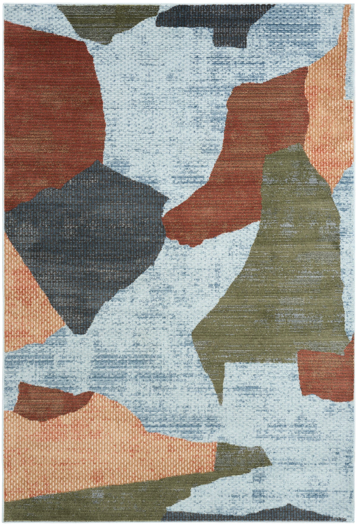 Nordic NRC18 Blue Multicolor Rug