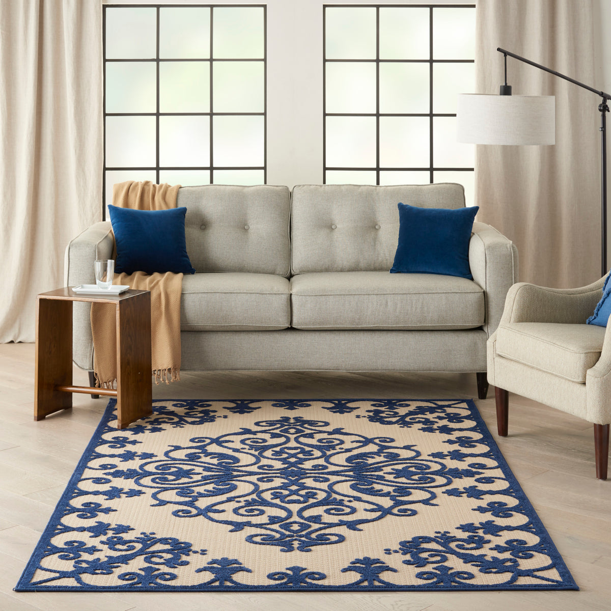 Aloha ALH12 Navy Rug