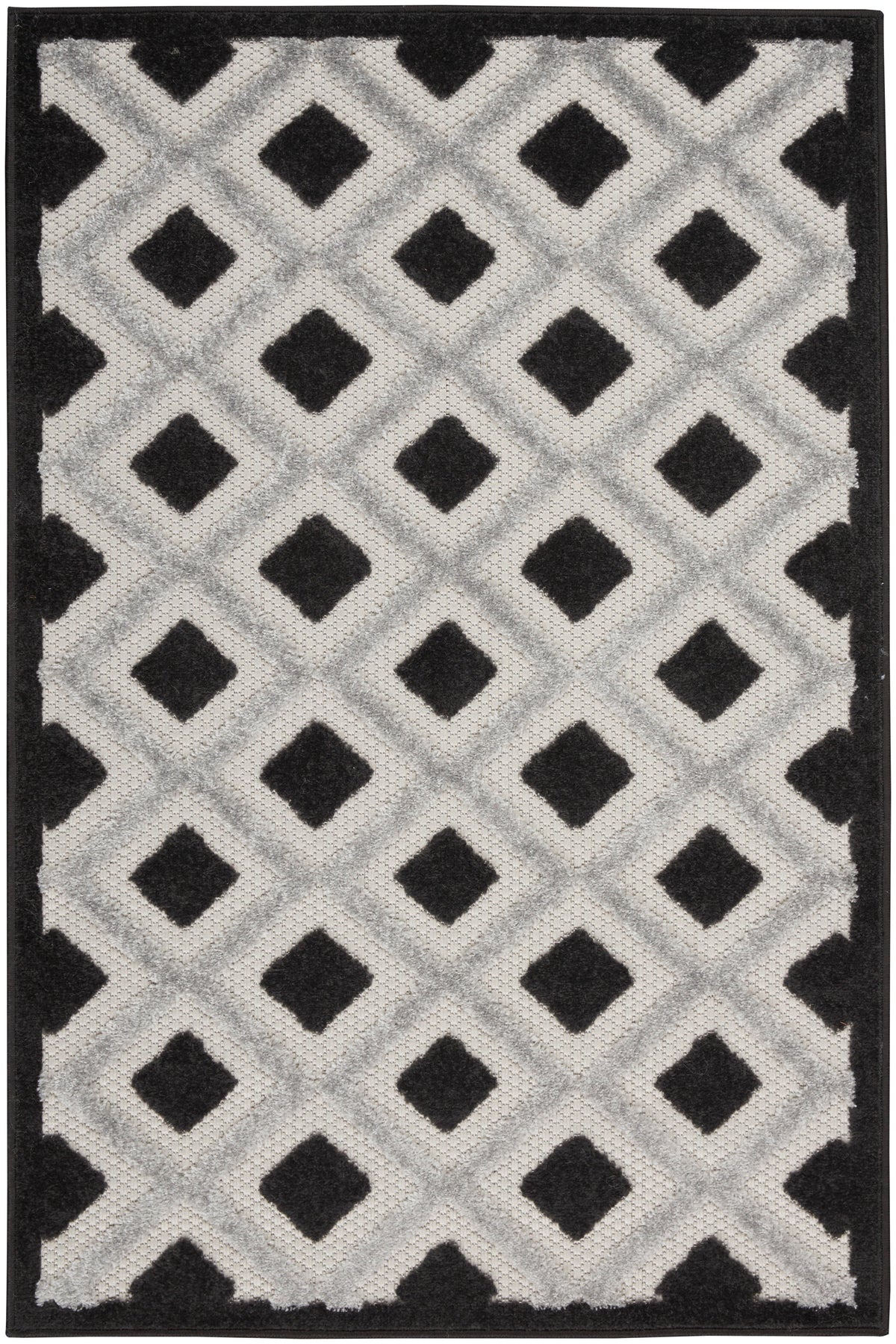 Aloha ALH26 Black White Rug