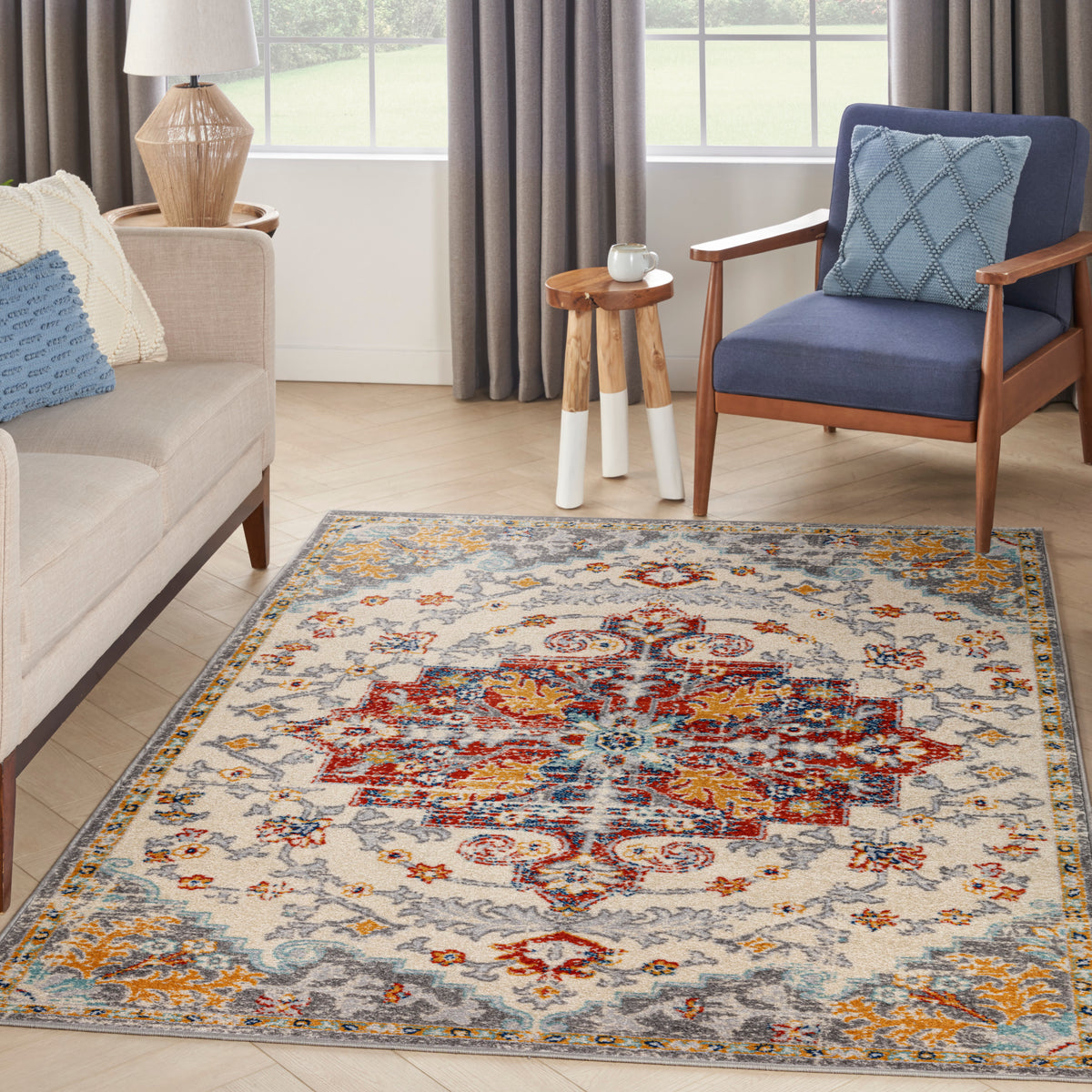 Passion PSN52 Ivory Multicolor Rug