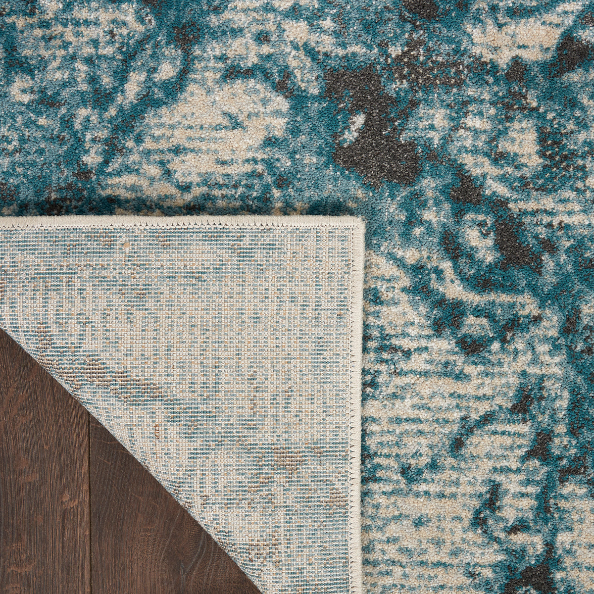 Maxell MAE08 Ivory/Teal Rug
