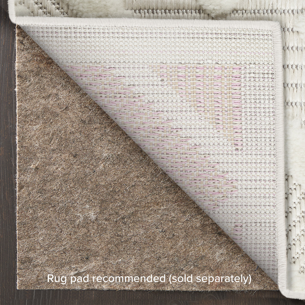 Versatile NRV01 Ivory White Rug