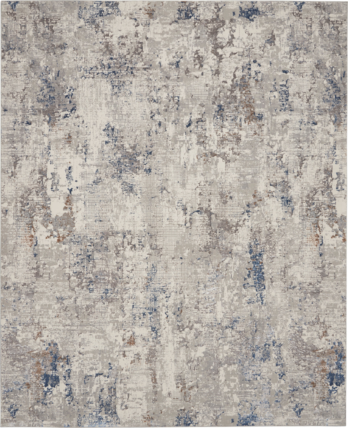 Royal Terrace KI42 White Blue Rug