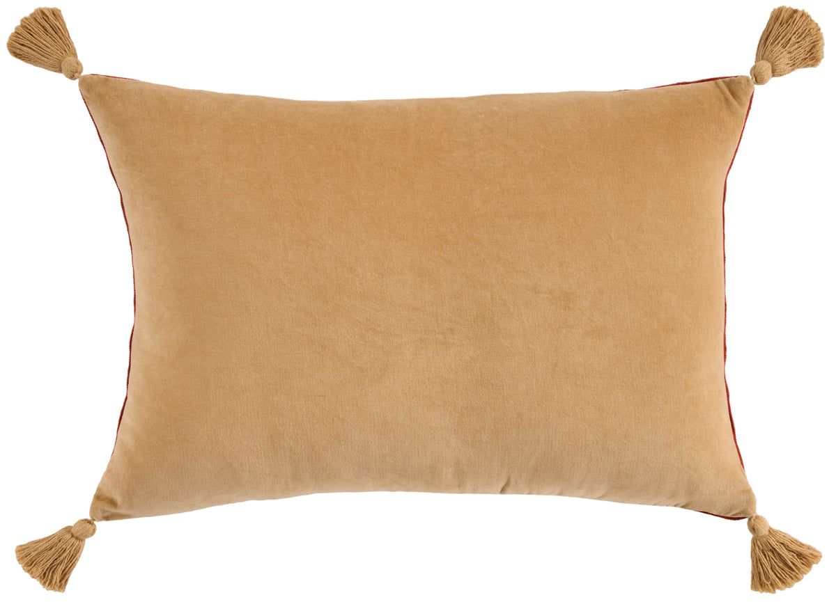 Vintage Pillow VAN2 Rust 20" x 30" Throw Pillows