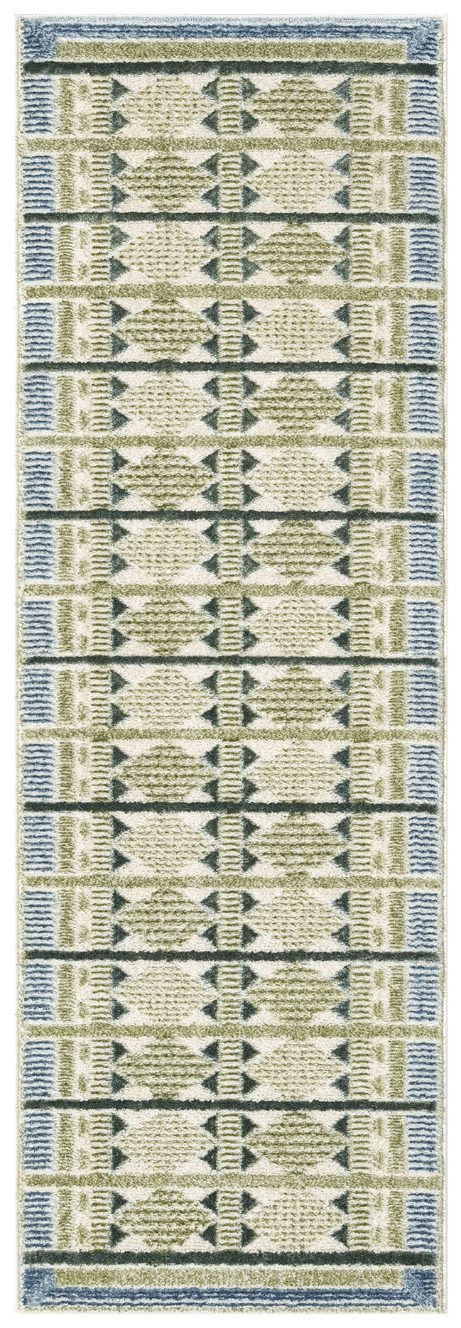 Nordic NRC06 Green Blue Rug