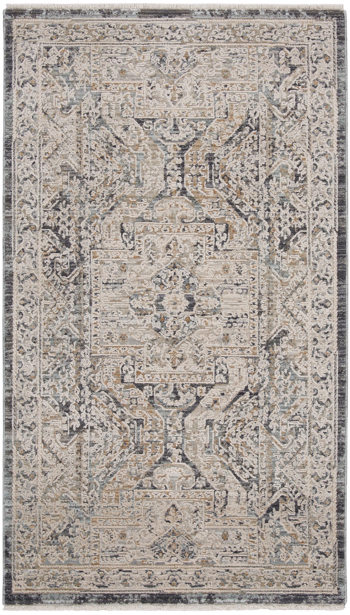 Lynx LNX01 Ivory Charcoal Rug