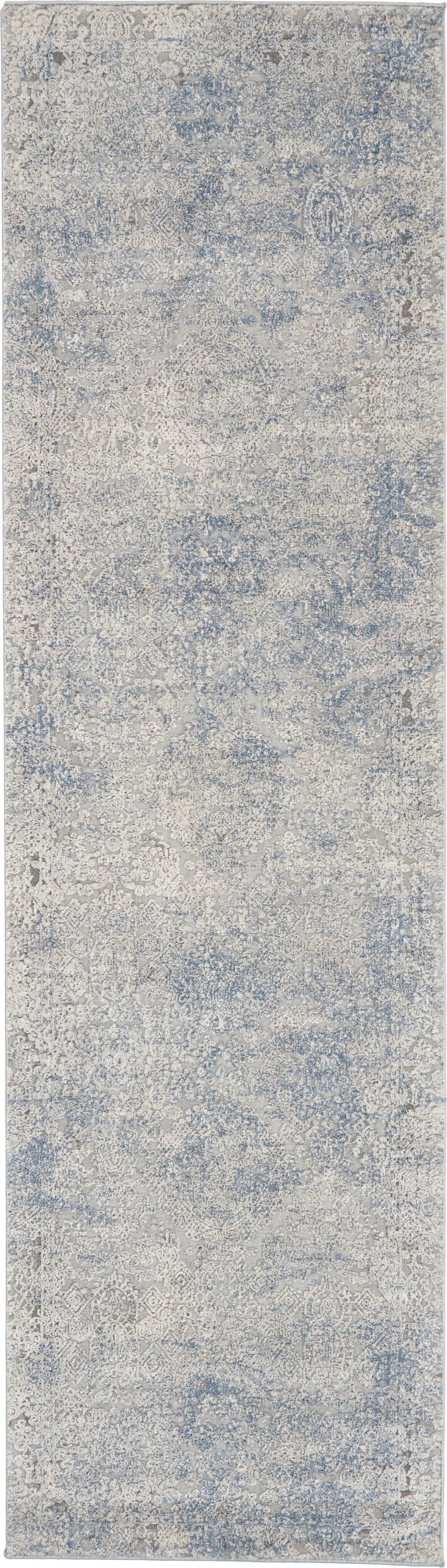 Rustic Textures RUS09 Ivory Light Blue Rug