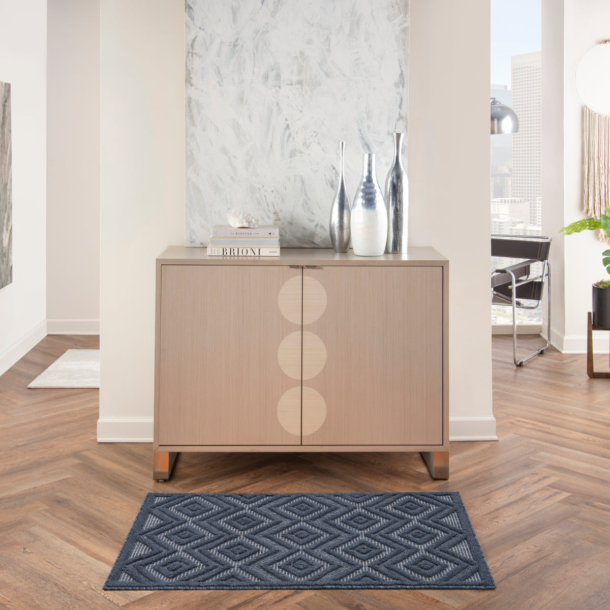 Versatile NRV01 Navy Blue Rug