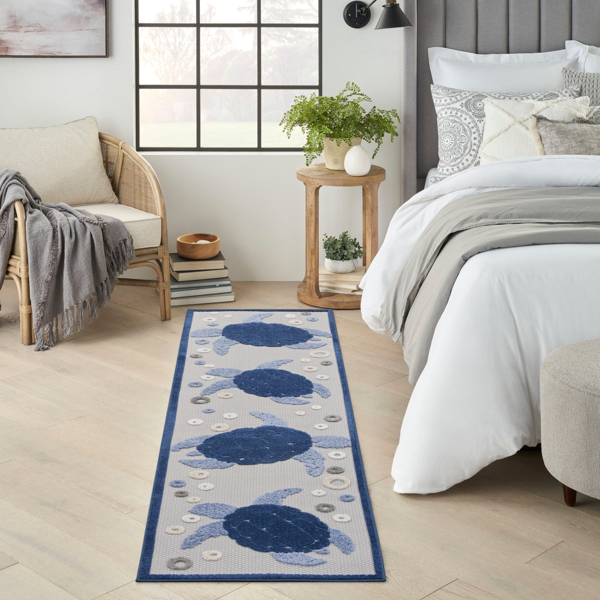 Aloha ALH27 Navy Blue Rug