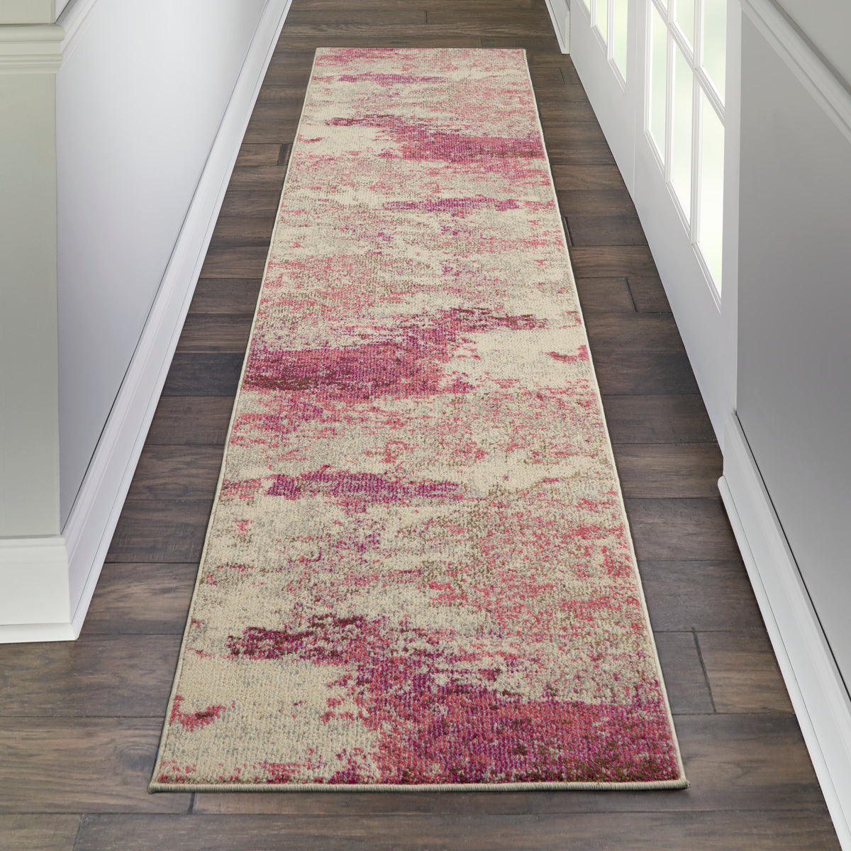 Celestial CES02 Ivory Pink Rug