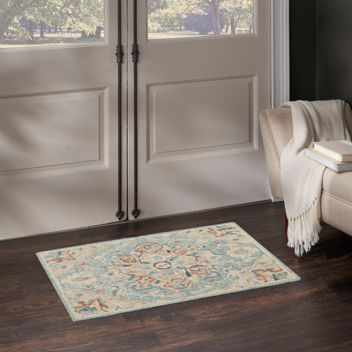 Maison MSO06 Light Blue Ivory Rug
