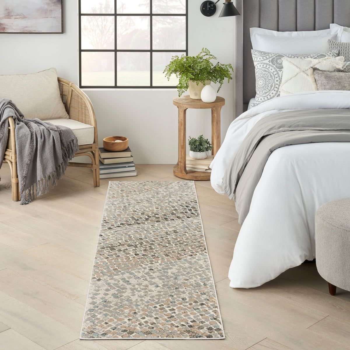 Marmara MRA02 Ivory Teal Grey Rug