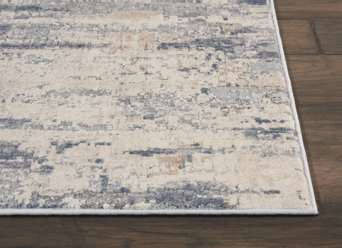 Rustic Textures RUS04 Beige Grey Rug