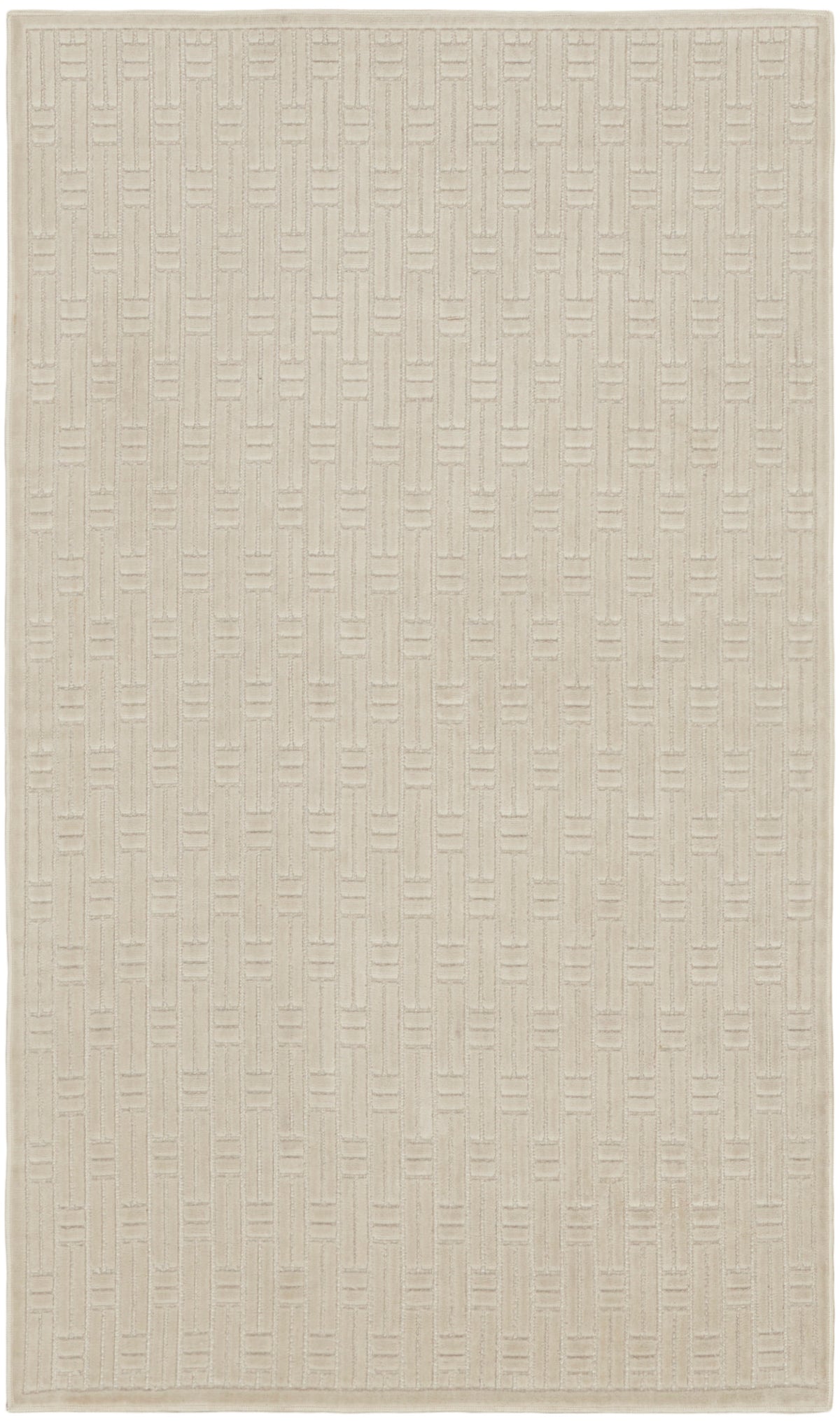 Washable Charm WCH02 Silver Ivory Rug