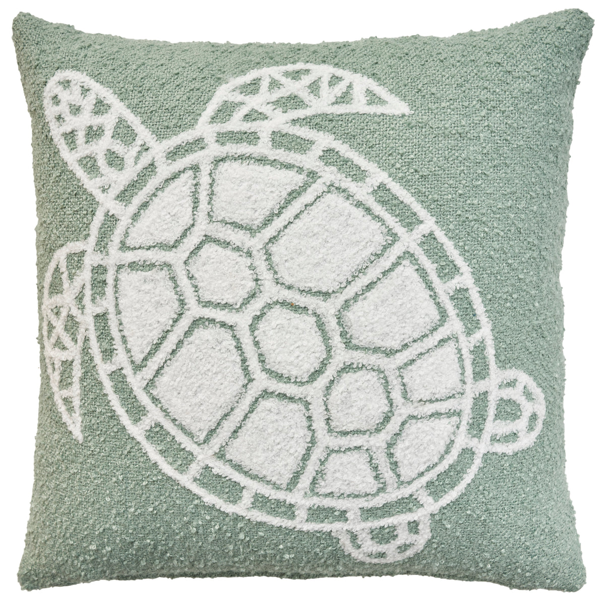 Outdoor Pillows VJ002 Aqua 18" x 18" Throw Pillows