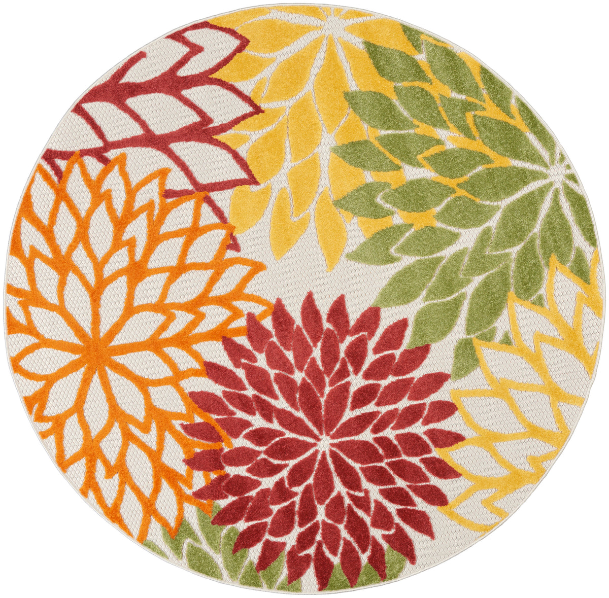 Aloha ALH05 Red Multicolor Rug