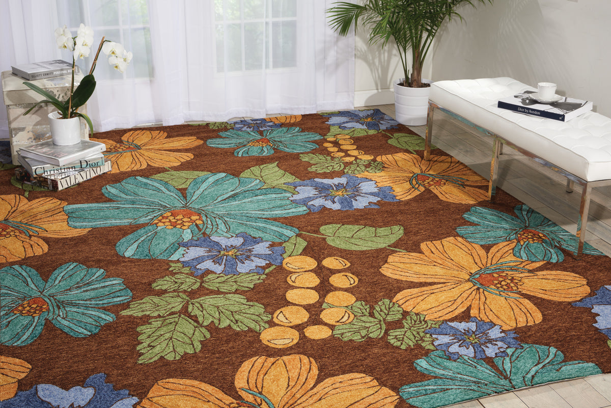 South Beach SOU04 Chocolate Rug