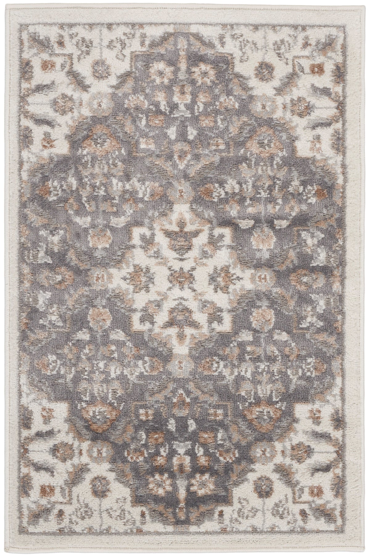 Elation ETN08 Ivory Grey Rug