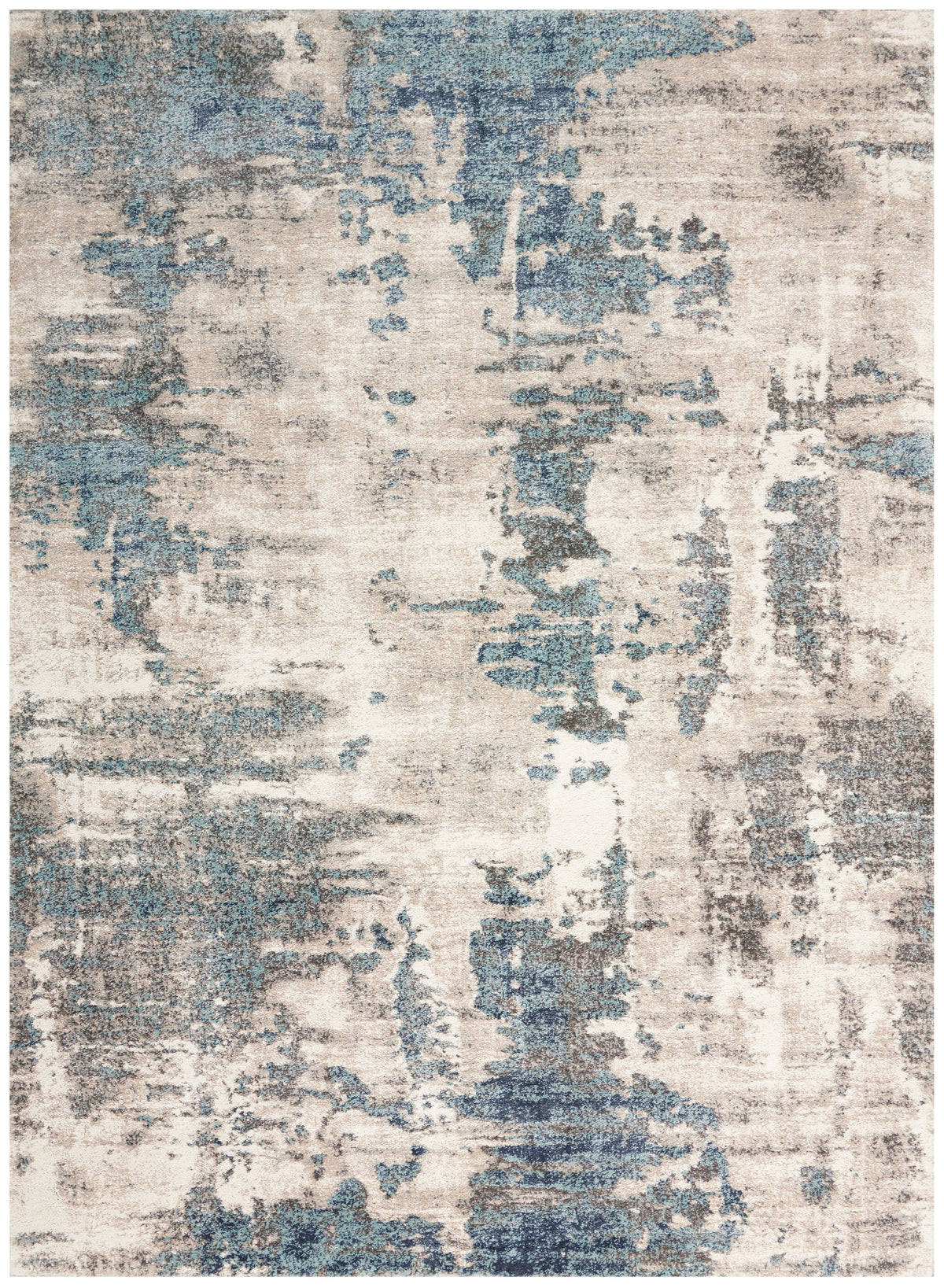 American Manor AMR04 Ivory Blue Rug