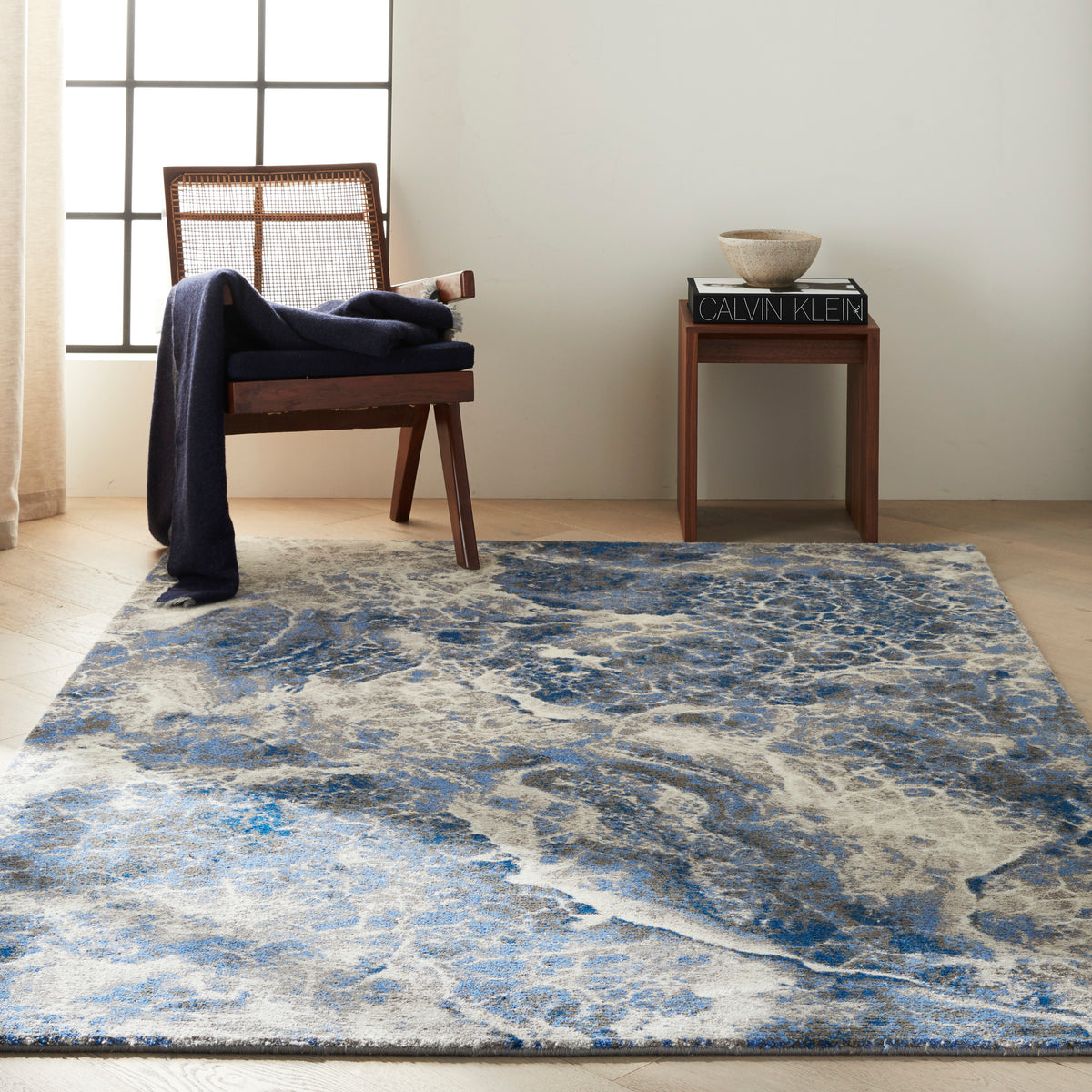 Gradient GDT06 Blue Grey Rug