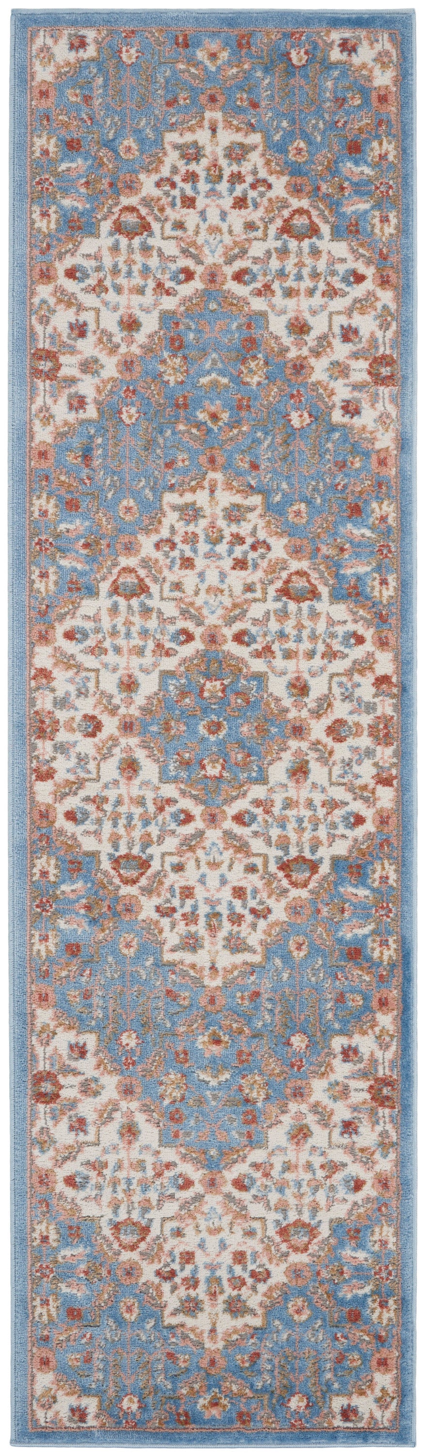 Elation ETN08 Ivory Blue Rug