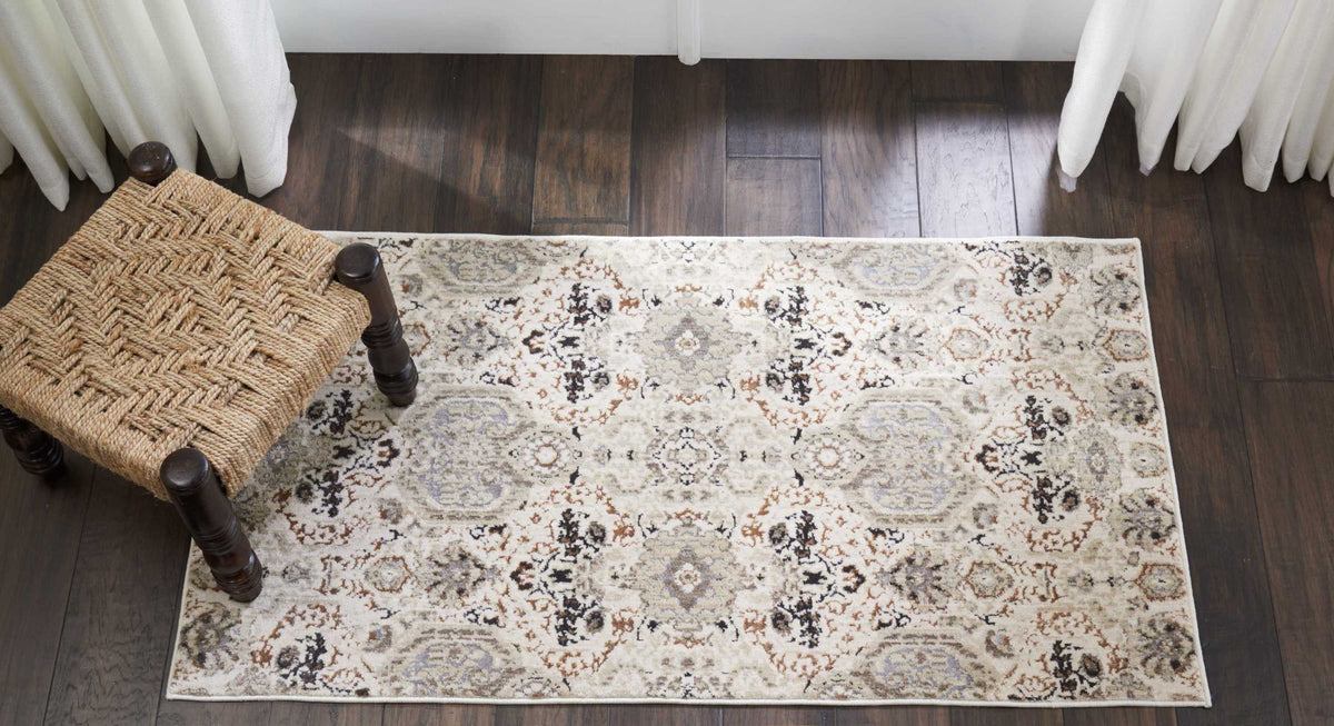 Silver Screen KI341 Grey Slate Rug