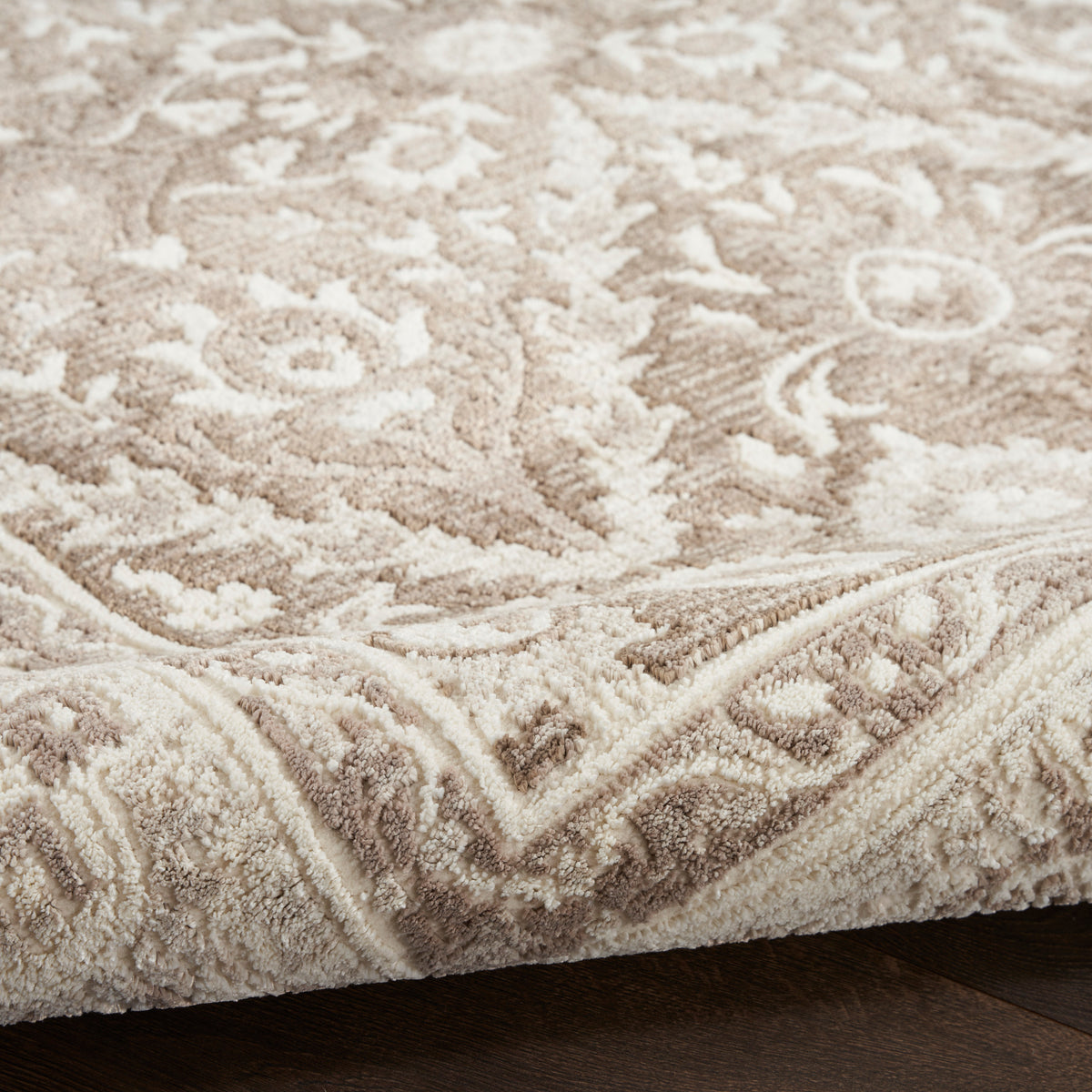 Eco Cycle ECY04 Ivory Mocha Rug