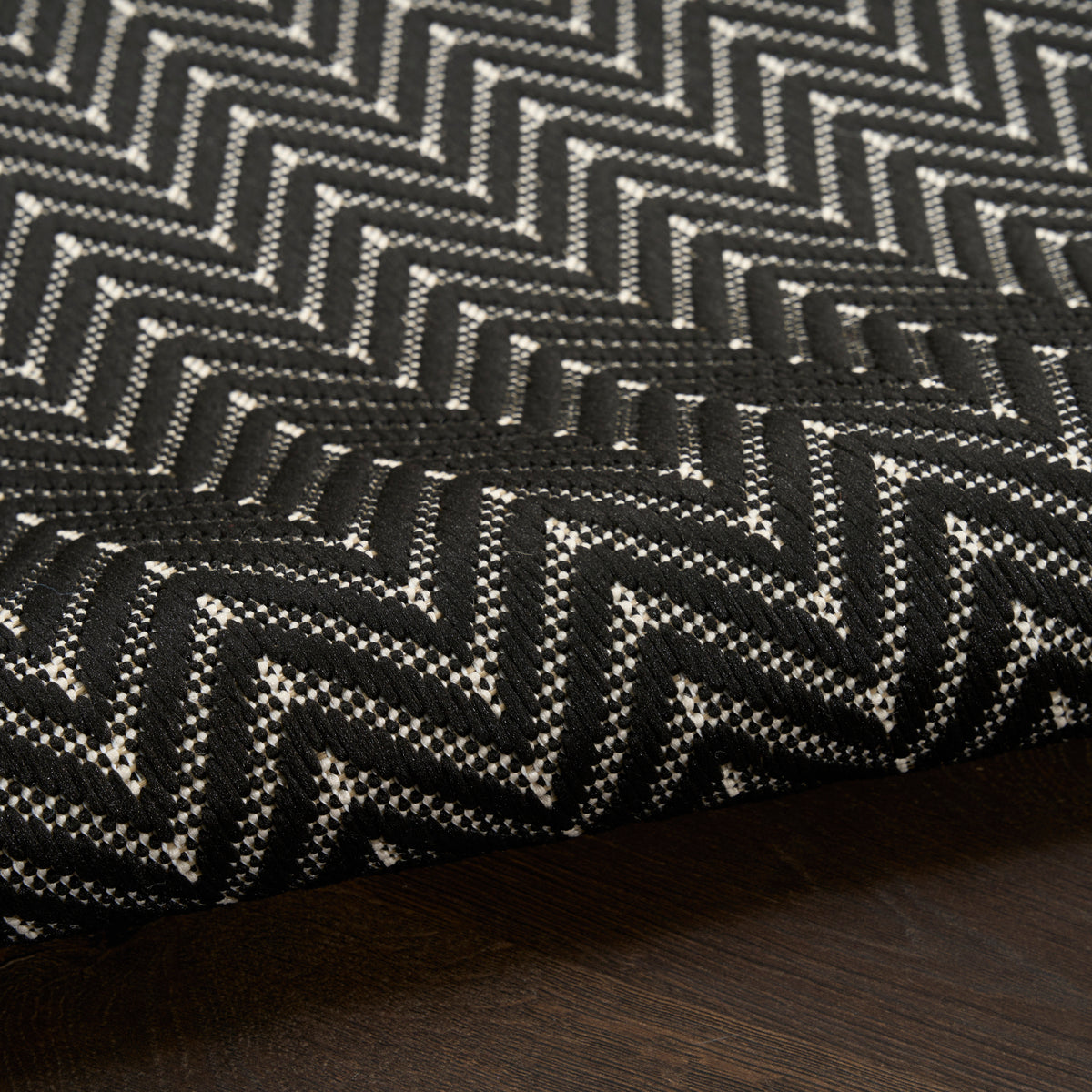 Horizon Indoor/Outdoor HOZ02 Black Rug