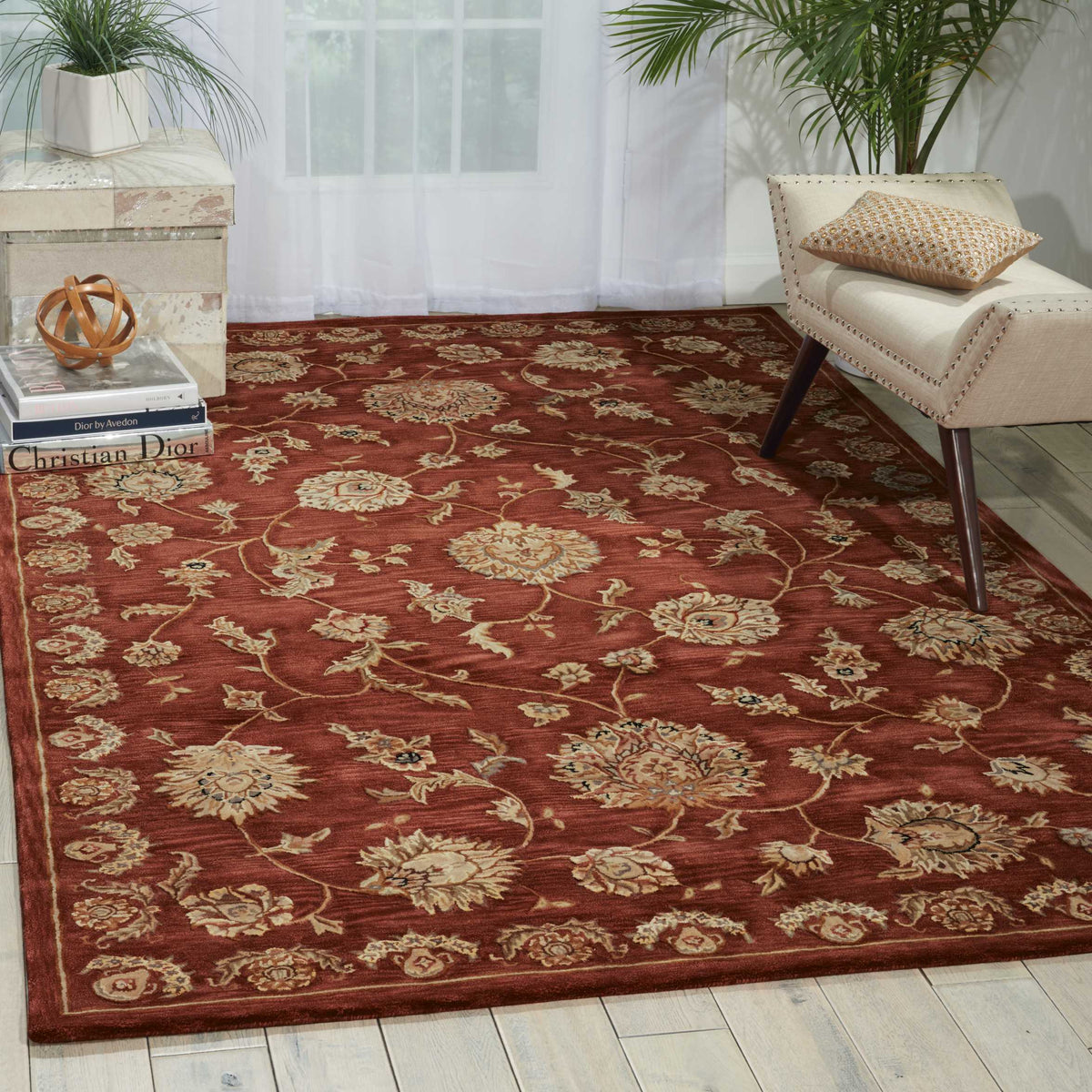 Nourison 2000 2421 Rust Rug