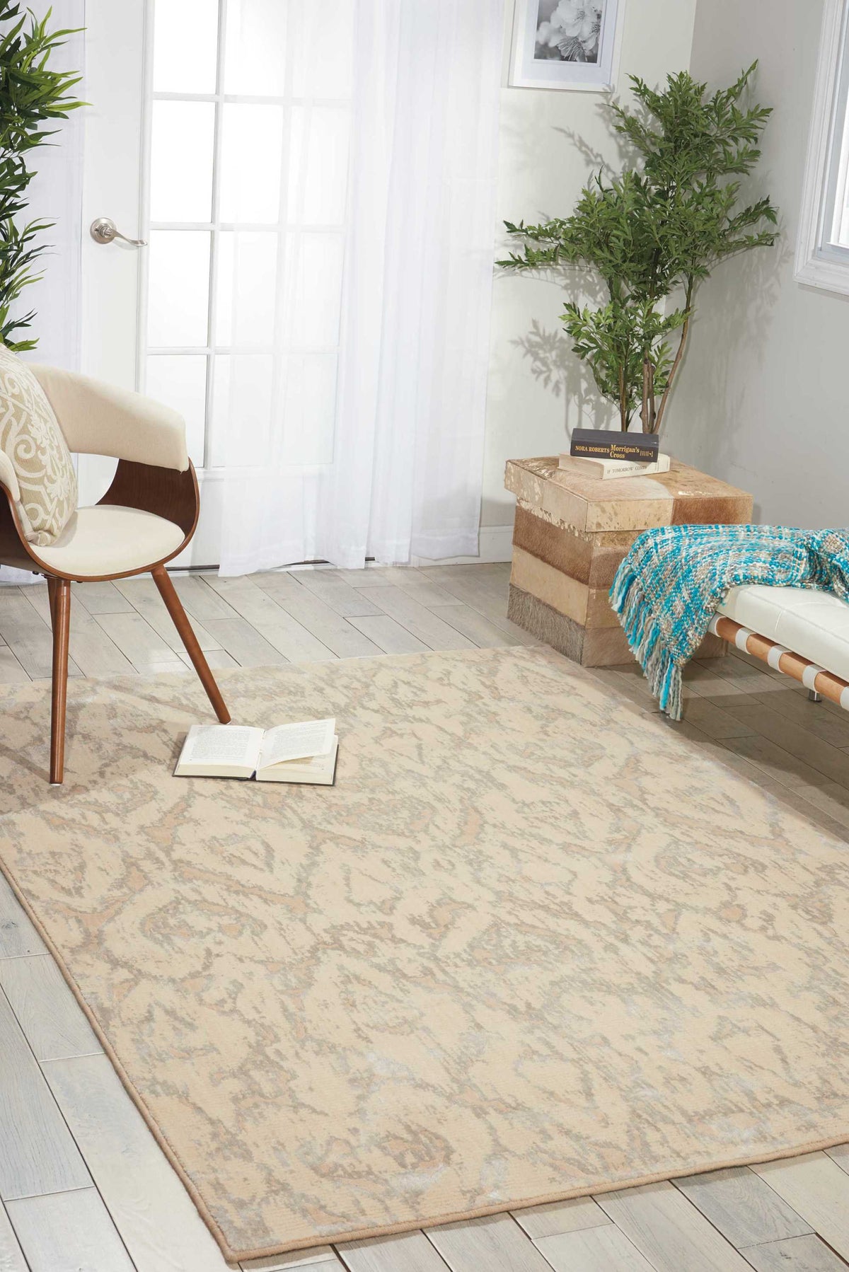 Nepal NEP07 Bone Rug
