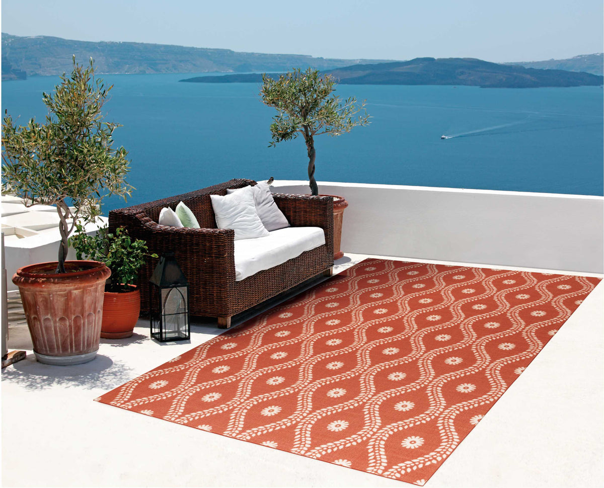 Home & Garden RS085 Rust Rug