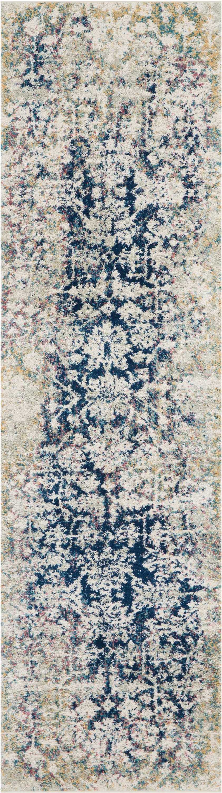 Fusion FSS12 Cream Blue Rug