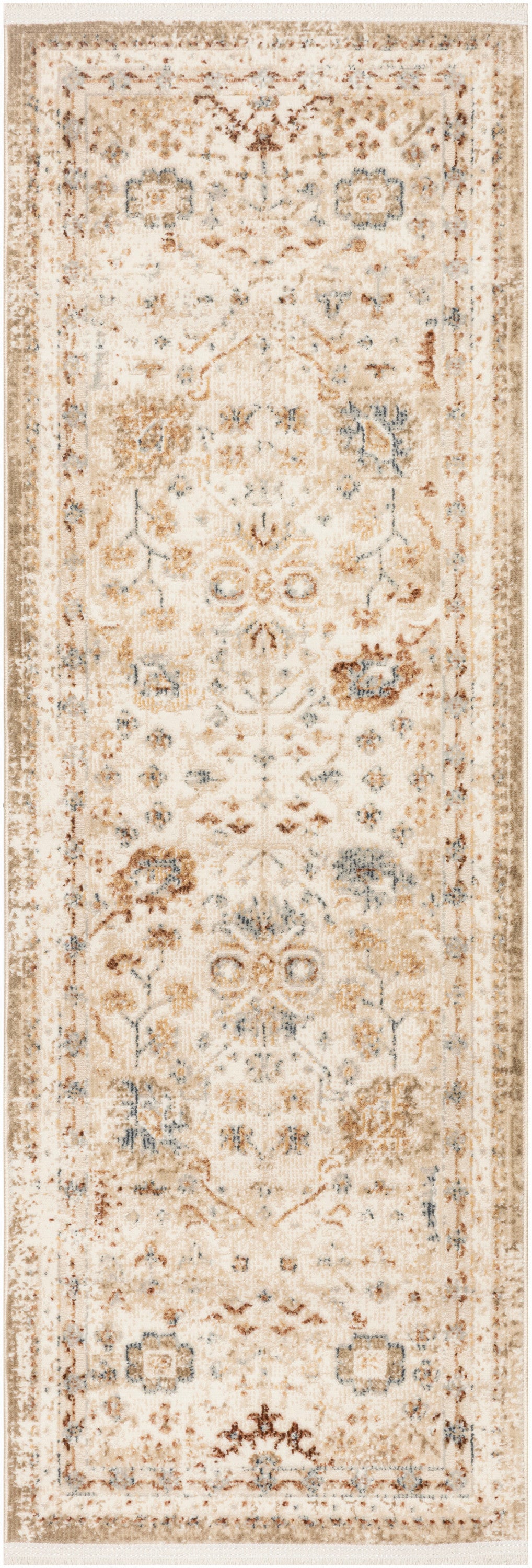 Pardis PRD01 Ivory Rust Rug