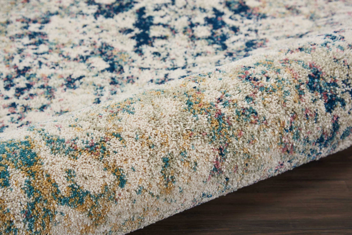 Fusion FSS12 Cream Blue Rug