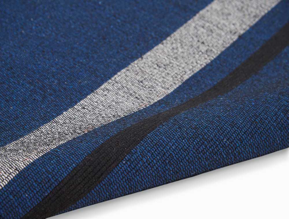San Diego CK730 Cobalt Black Rug