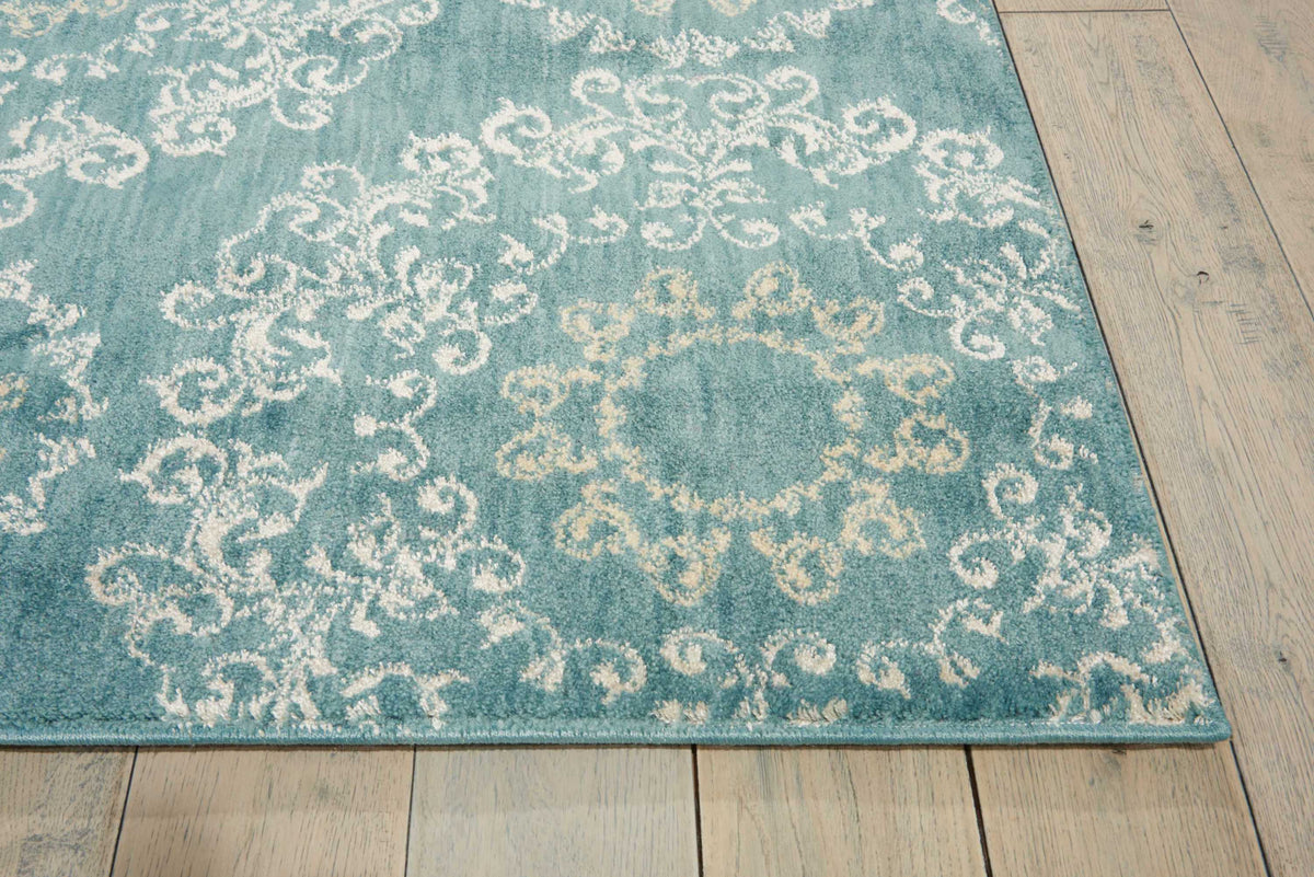 Tranquility TNQ03 Aqua Rug