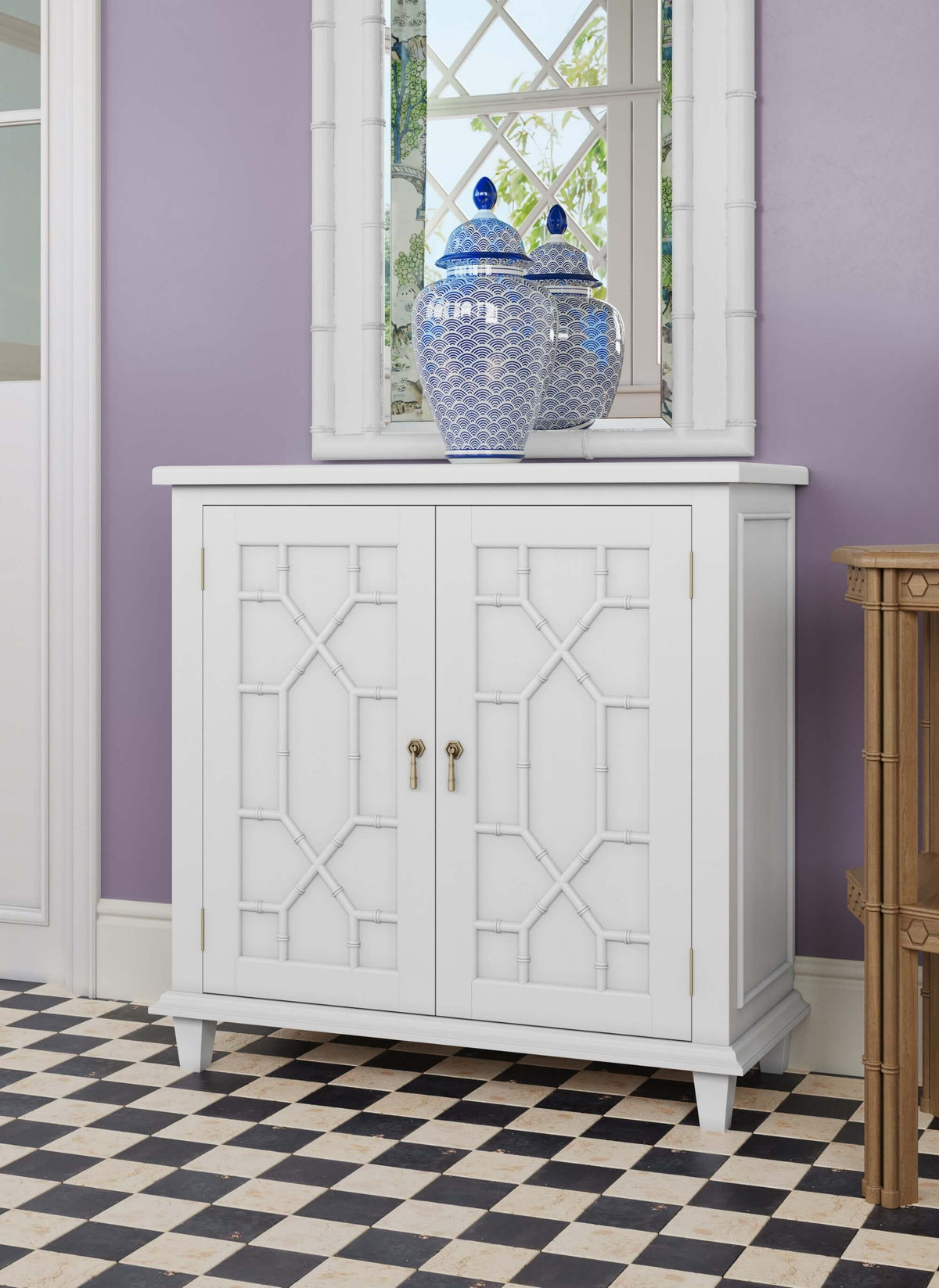 Chelsea Arched Mirror in Architectural White