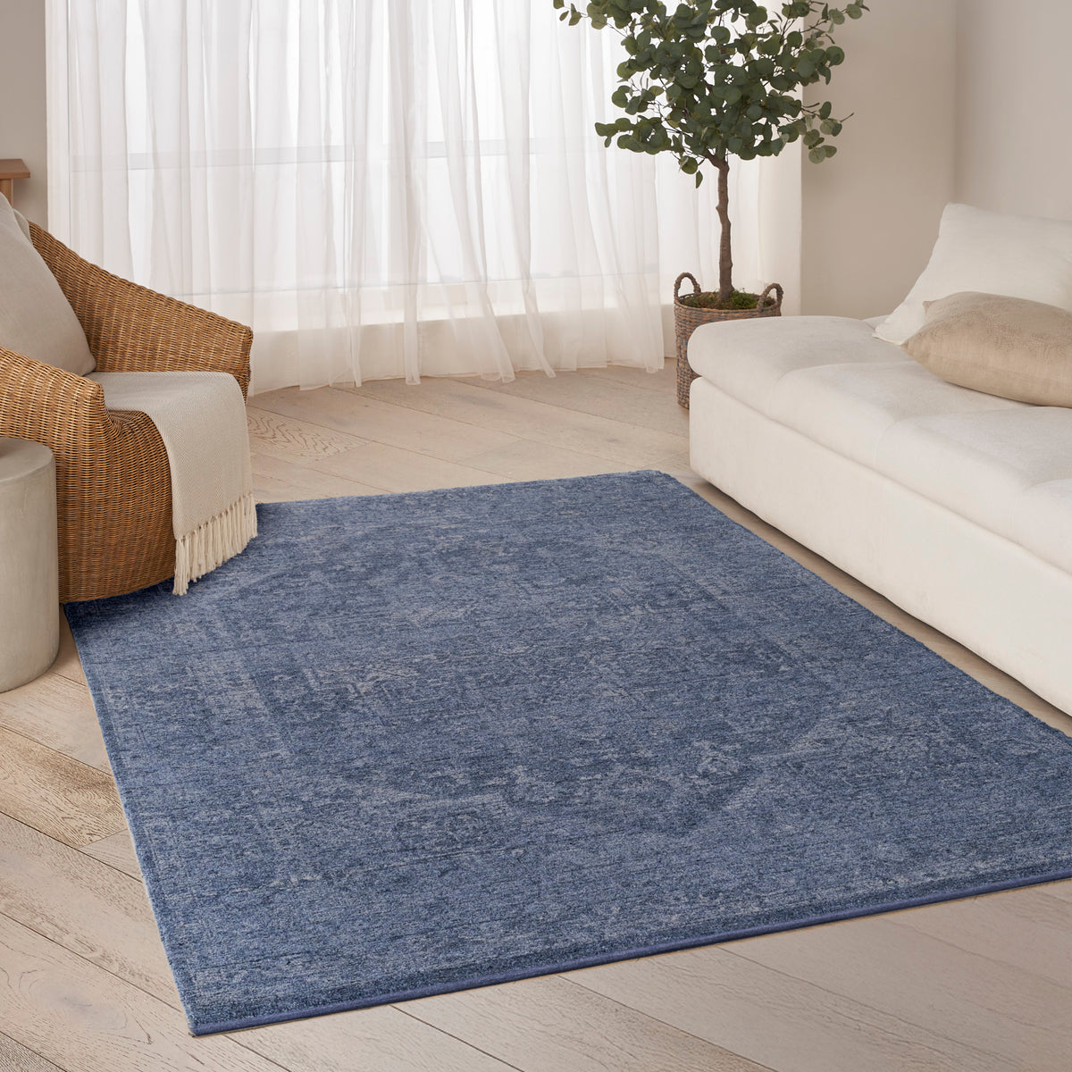 Pure Shades SAD02 Blue Rug