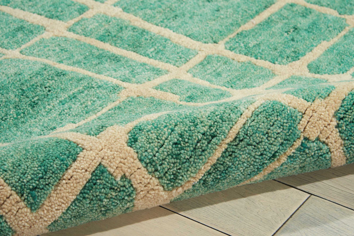 Tahoe Modern MTA03 Turqoise Green Rug
