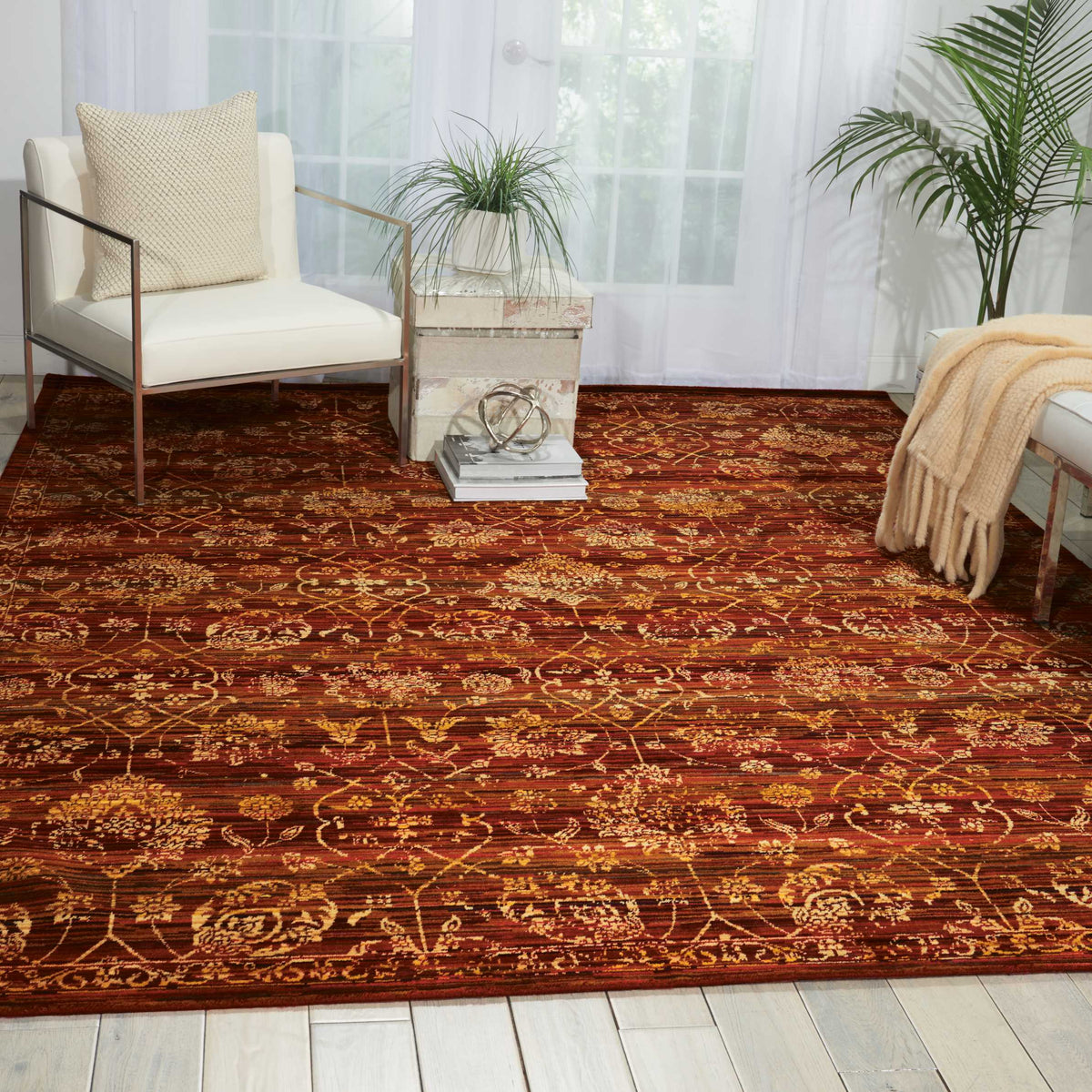 Rhapsody RH007 Sienna/Gold Rug
