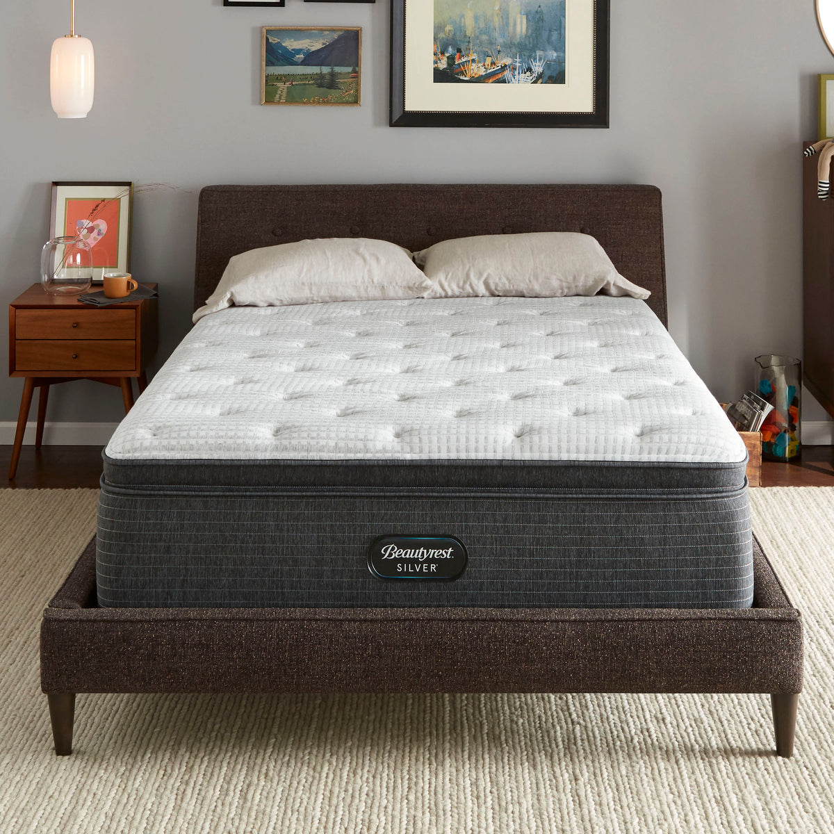 Silver BRS900 15.75" Medium Pillow Top Mattress